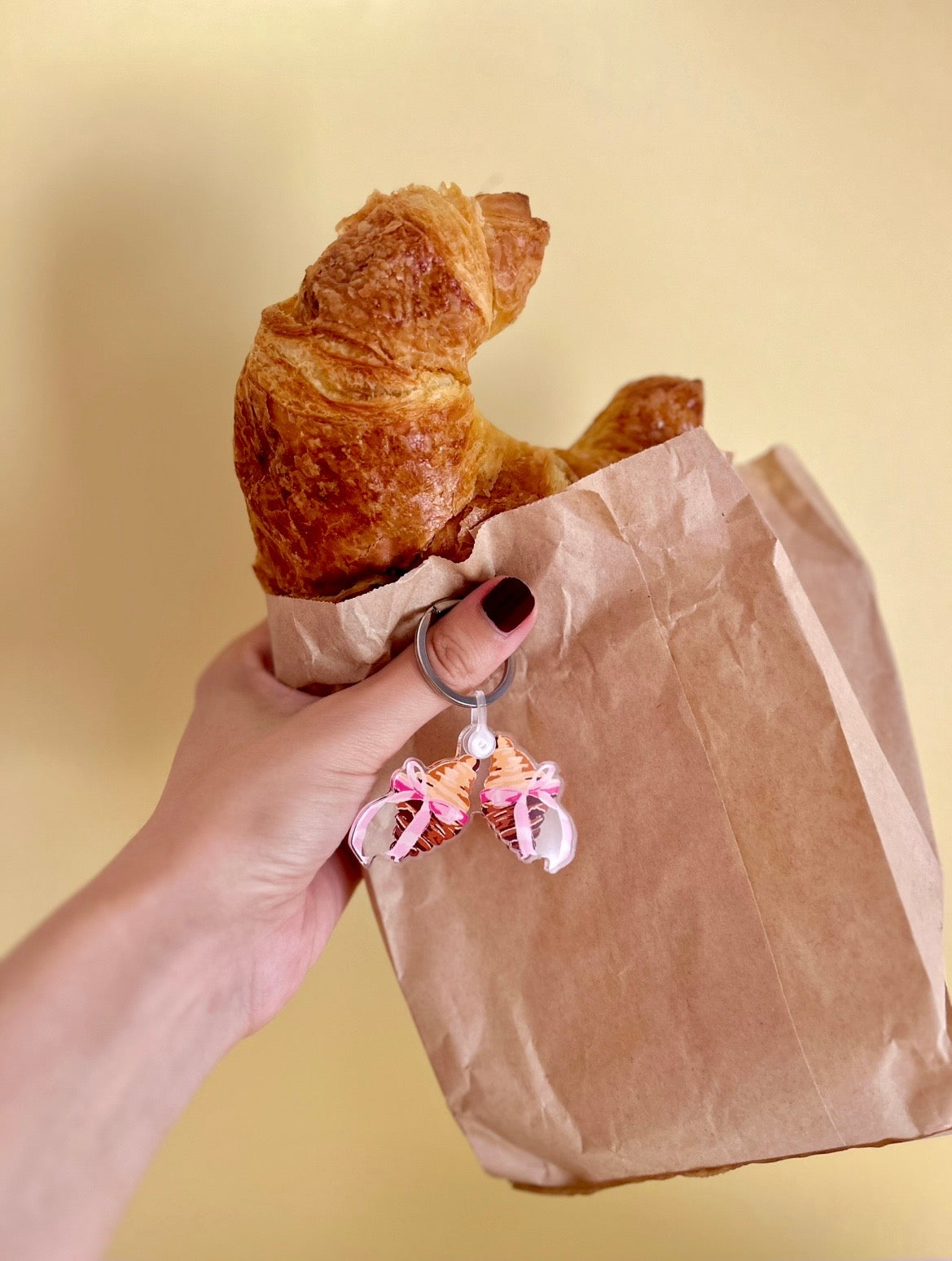 "Croissant" keychain