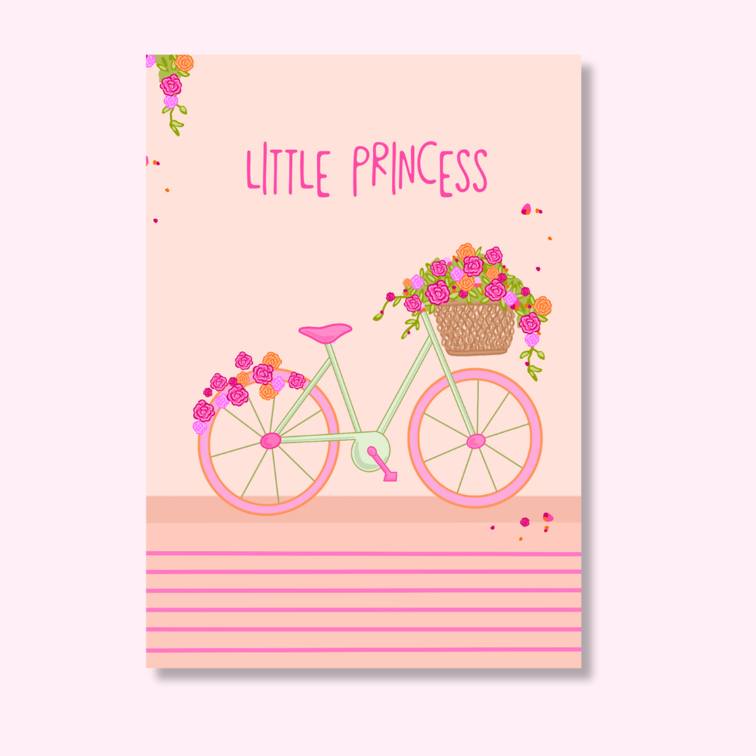 "Little Princess" greeting card