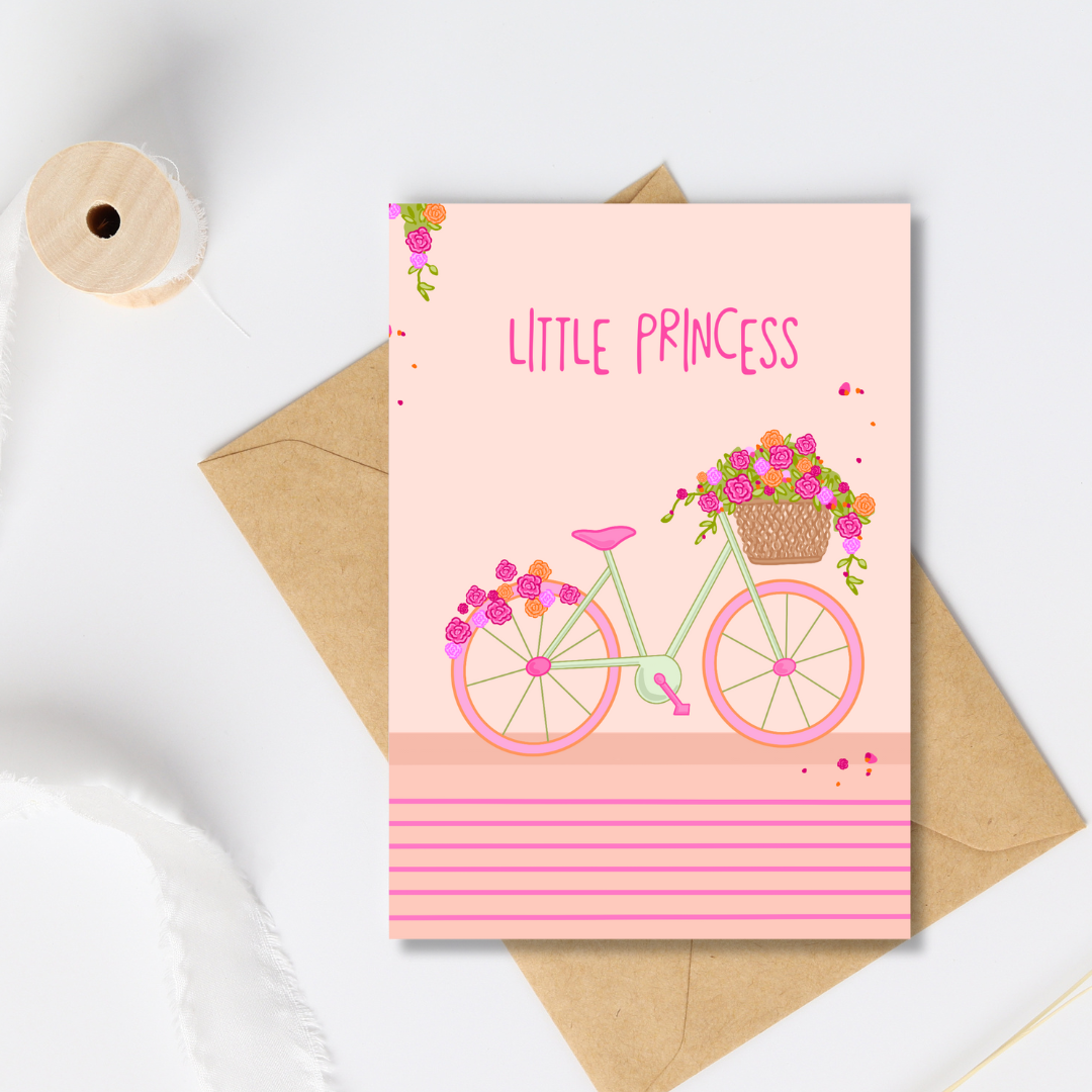 "Little Princess" greeting card