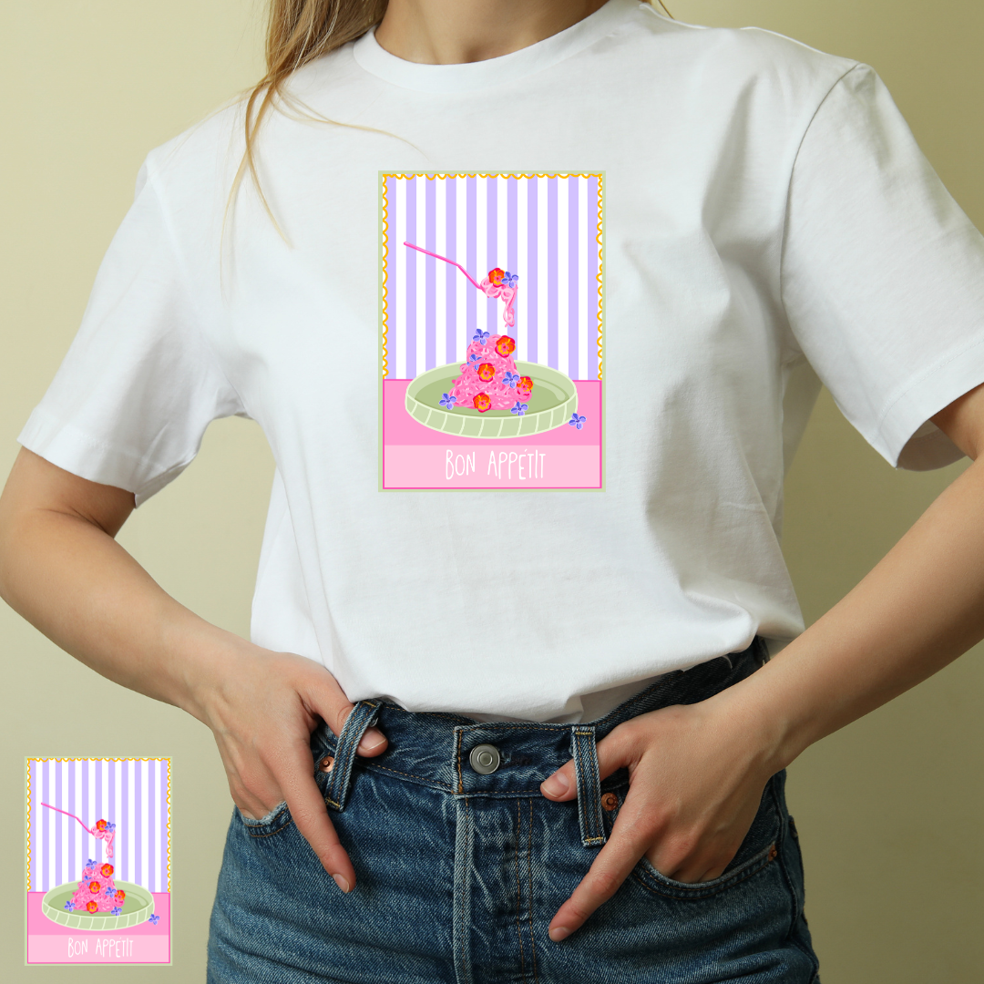 "Pink pasta" t-shirt