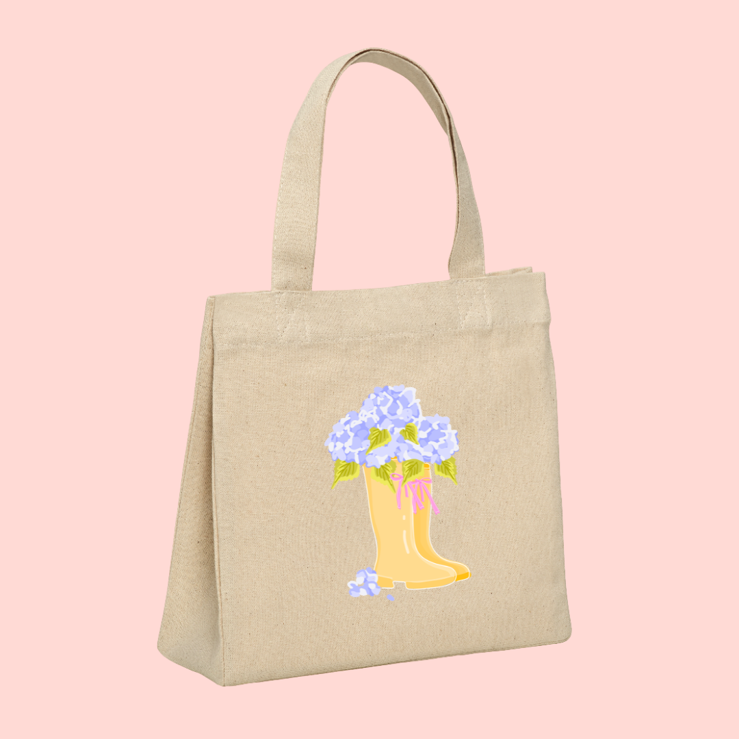 "Blooming Boots" bag
