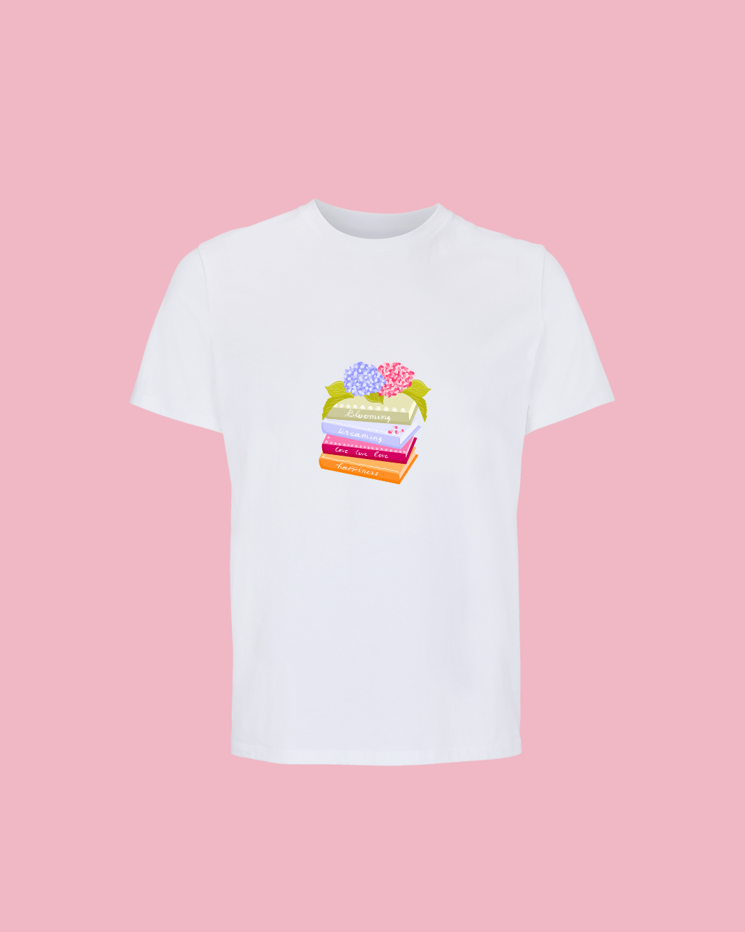 "Blooming books" t-shirt