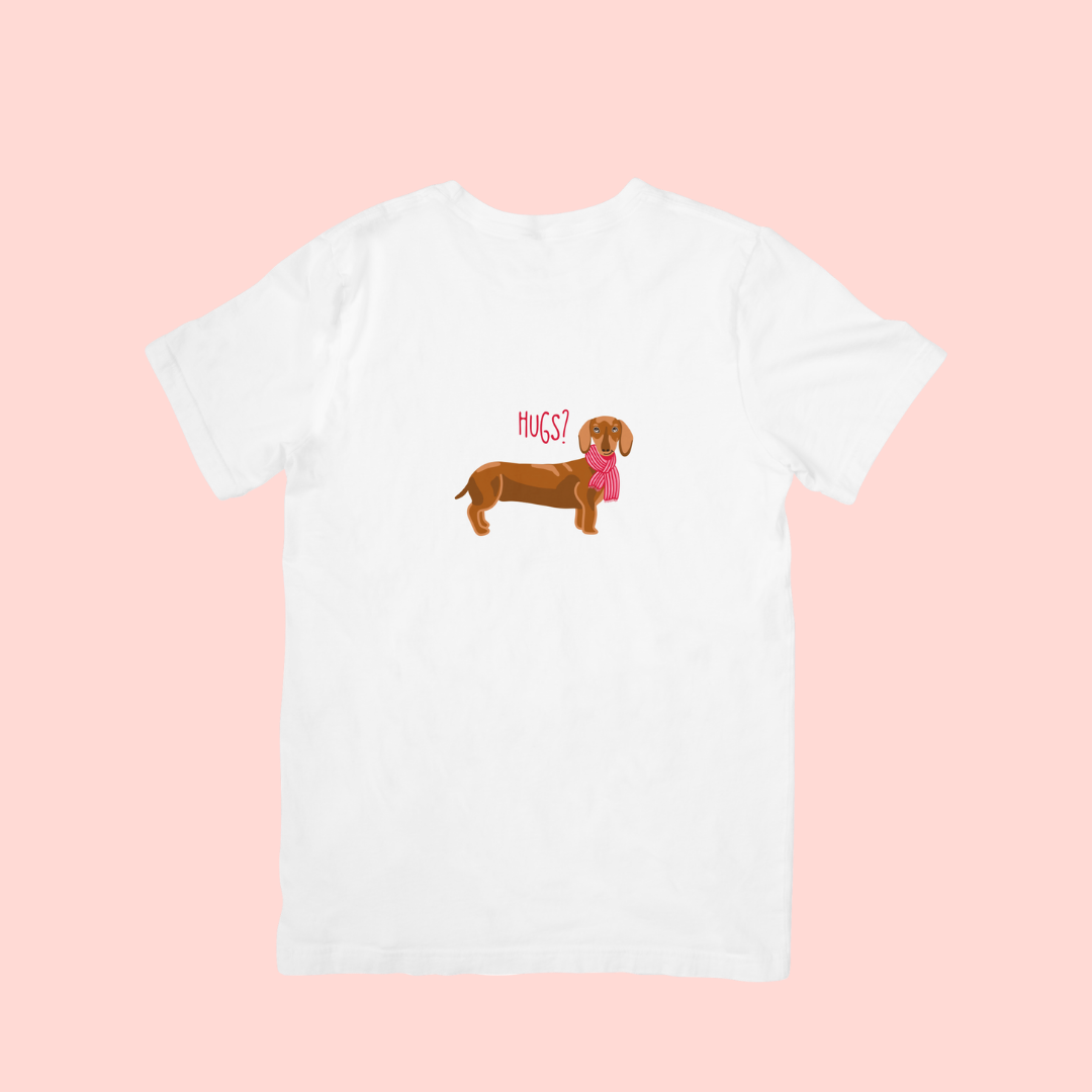 "Warm heart dog" t-shirt