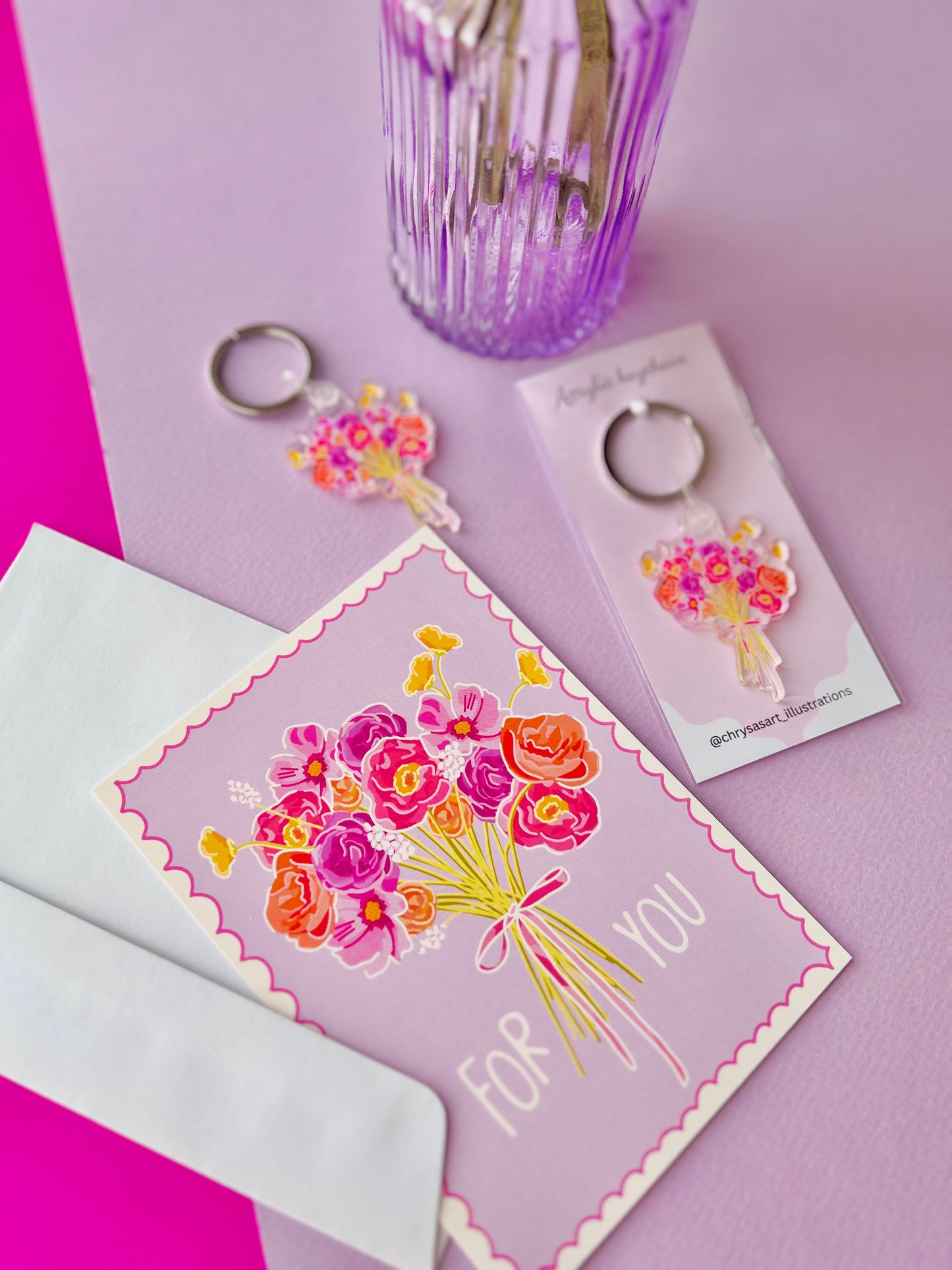 "Lilac bouquet" set