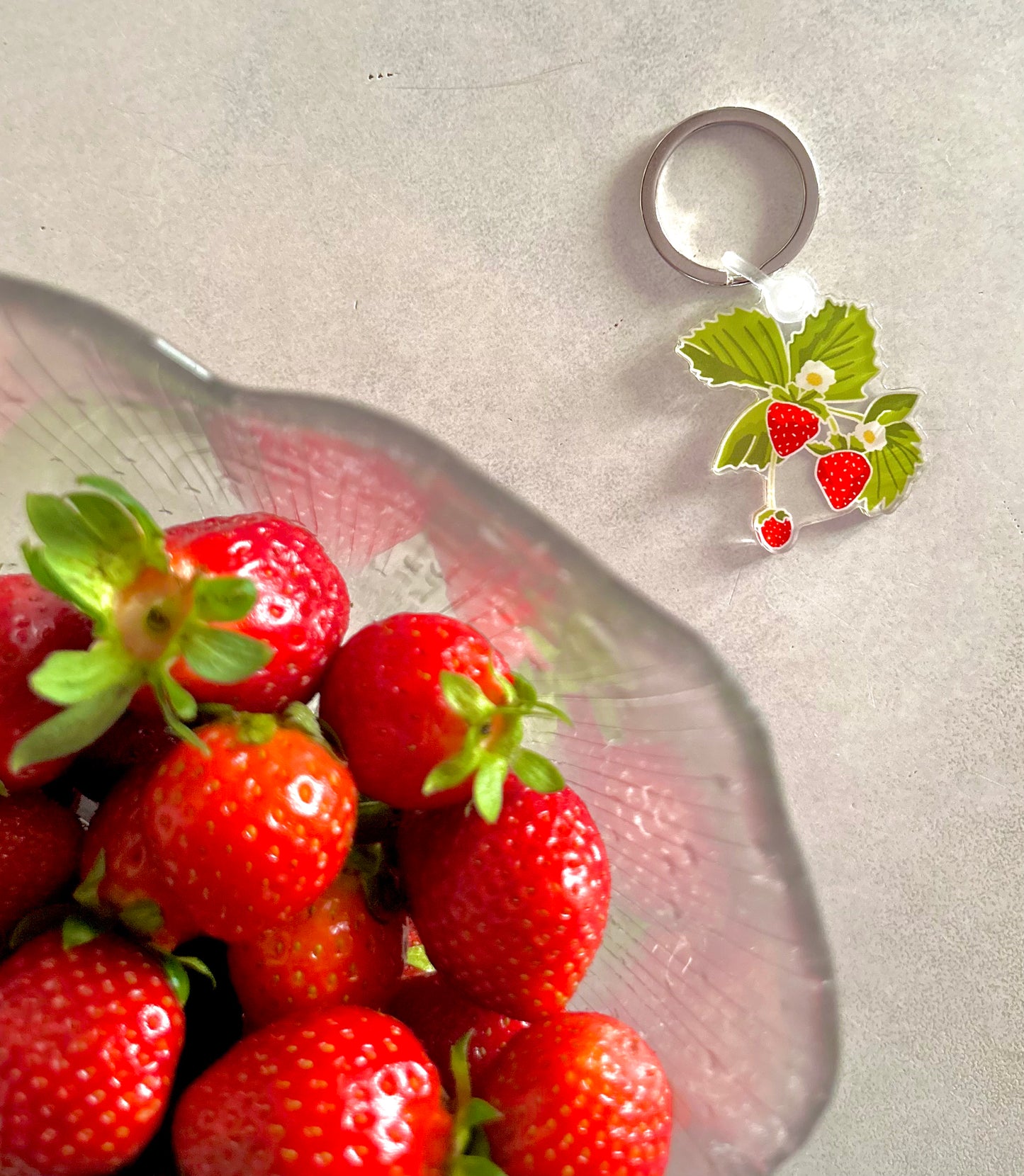 "Strawberry" keychain