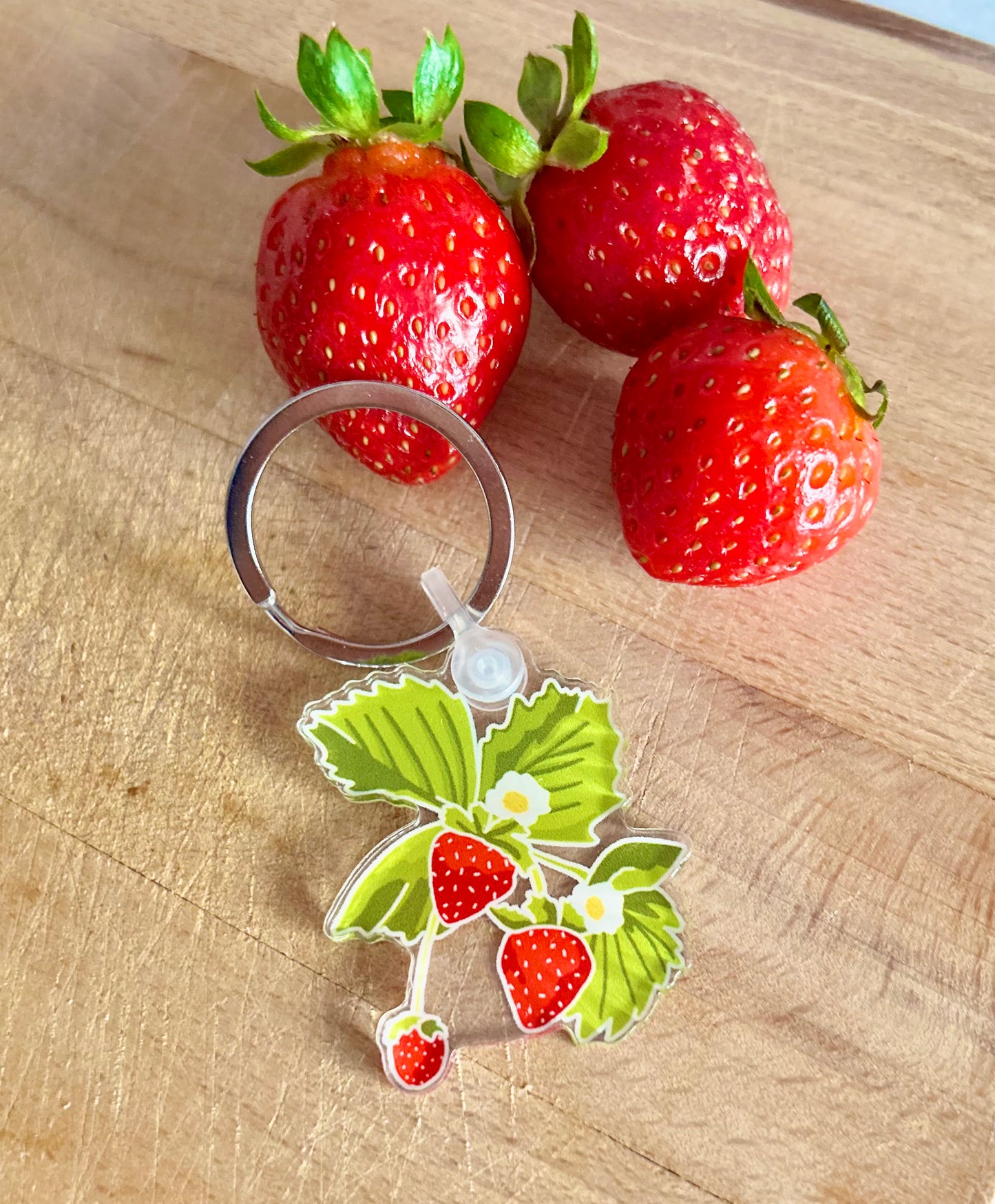 "Strawberry" keychain