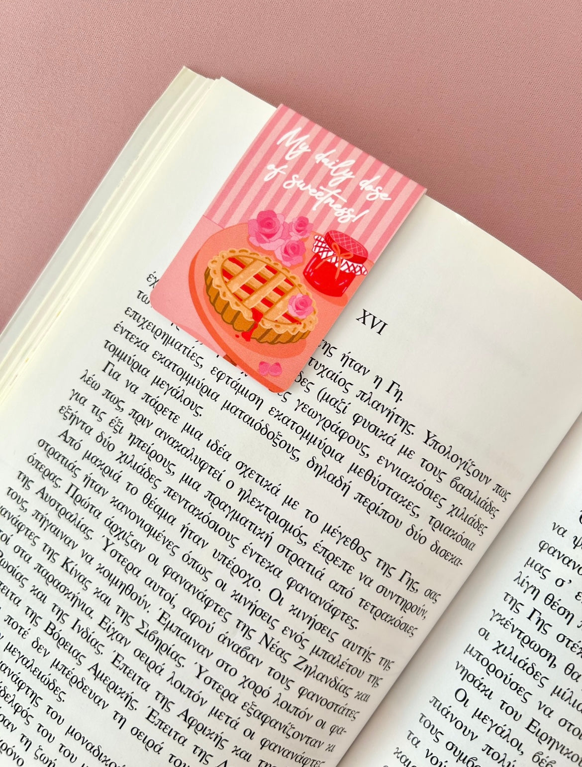 "Pasta Flora" magnetic bookmark