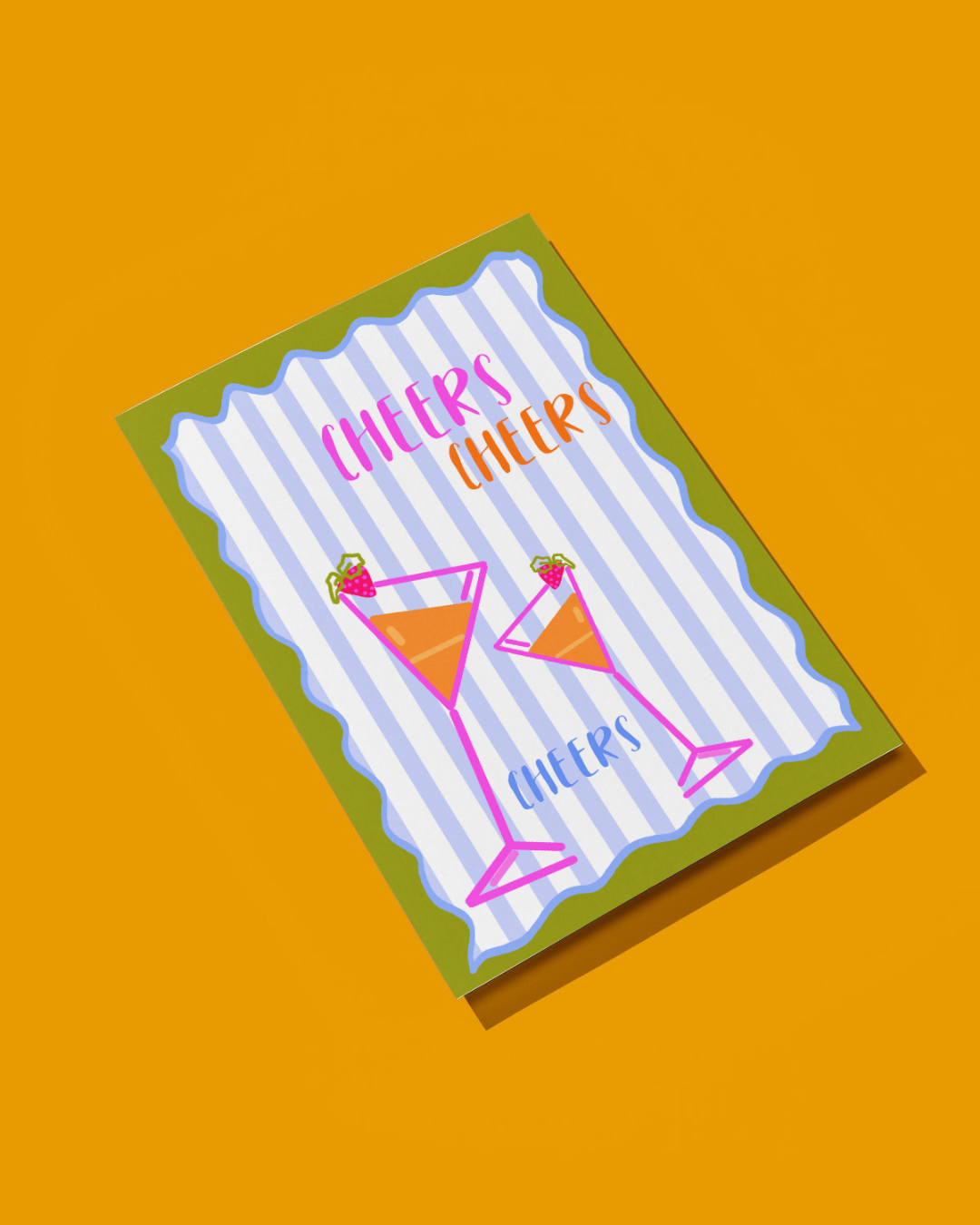 "Cheers" greeting card