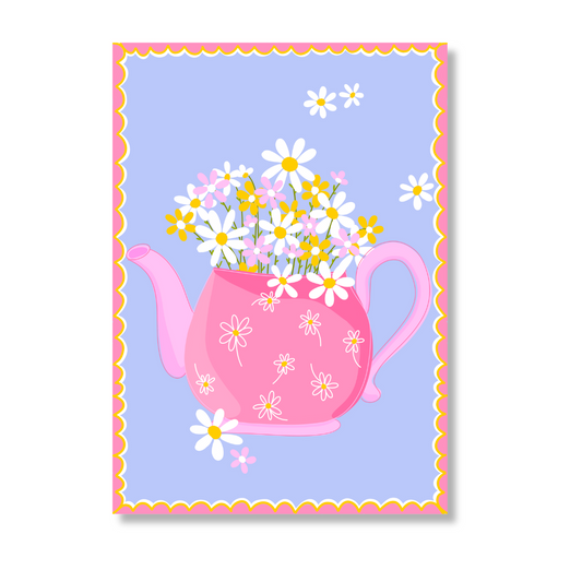 "Tea Pot" greeting card