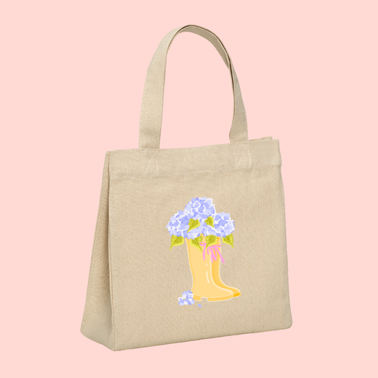 "Blooming Boots" bag