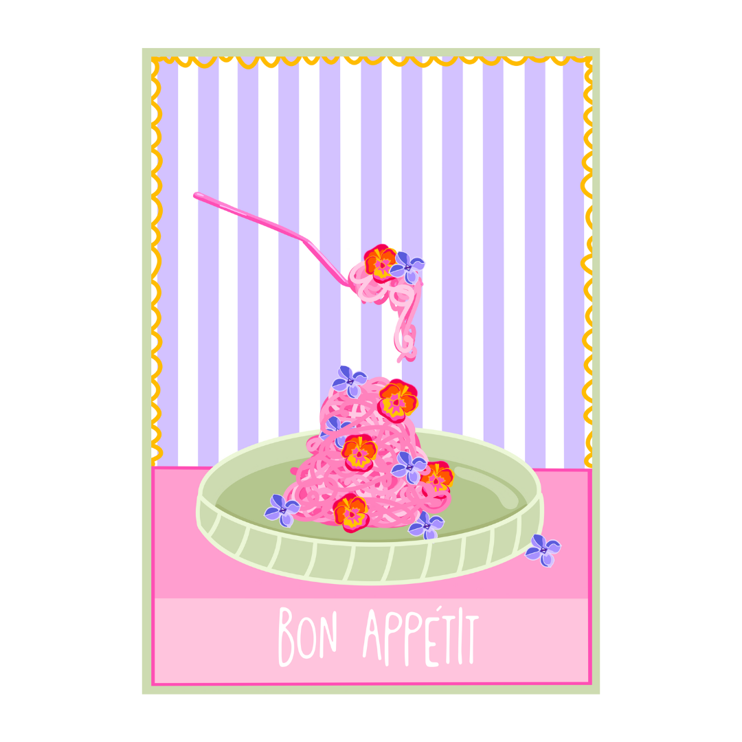 "Pink pasta" t-shirt