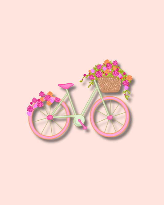 "Bicycle" vinyl sticker