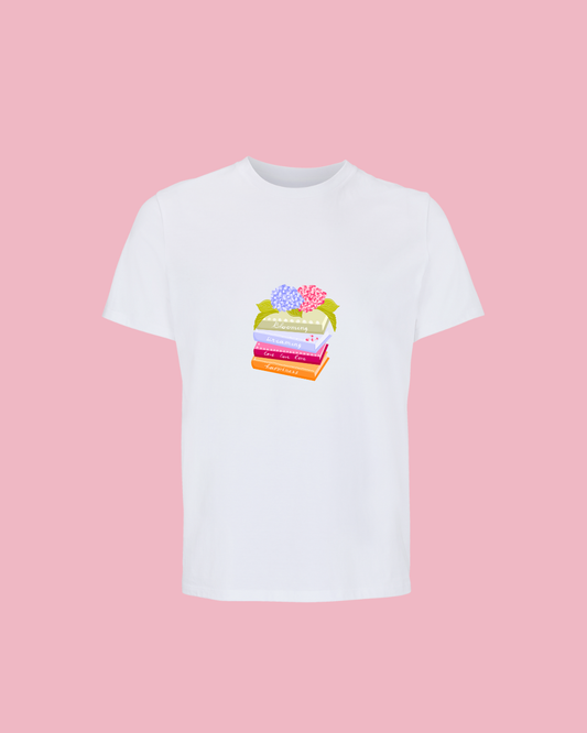 "Blooming books" t-shirt