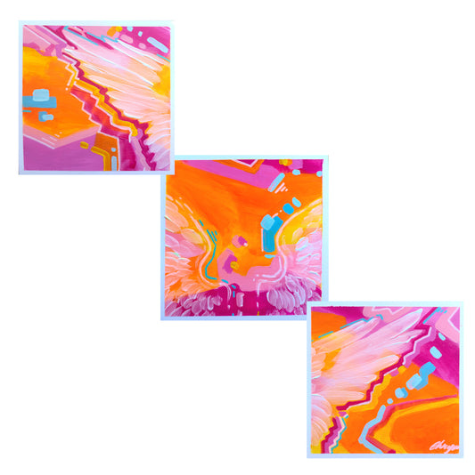 "Sunset" set of 3