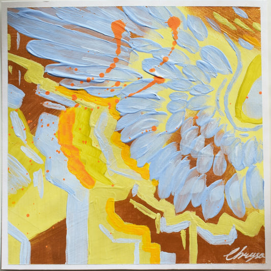 "Golden Pistachio" painting