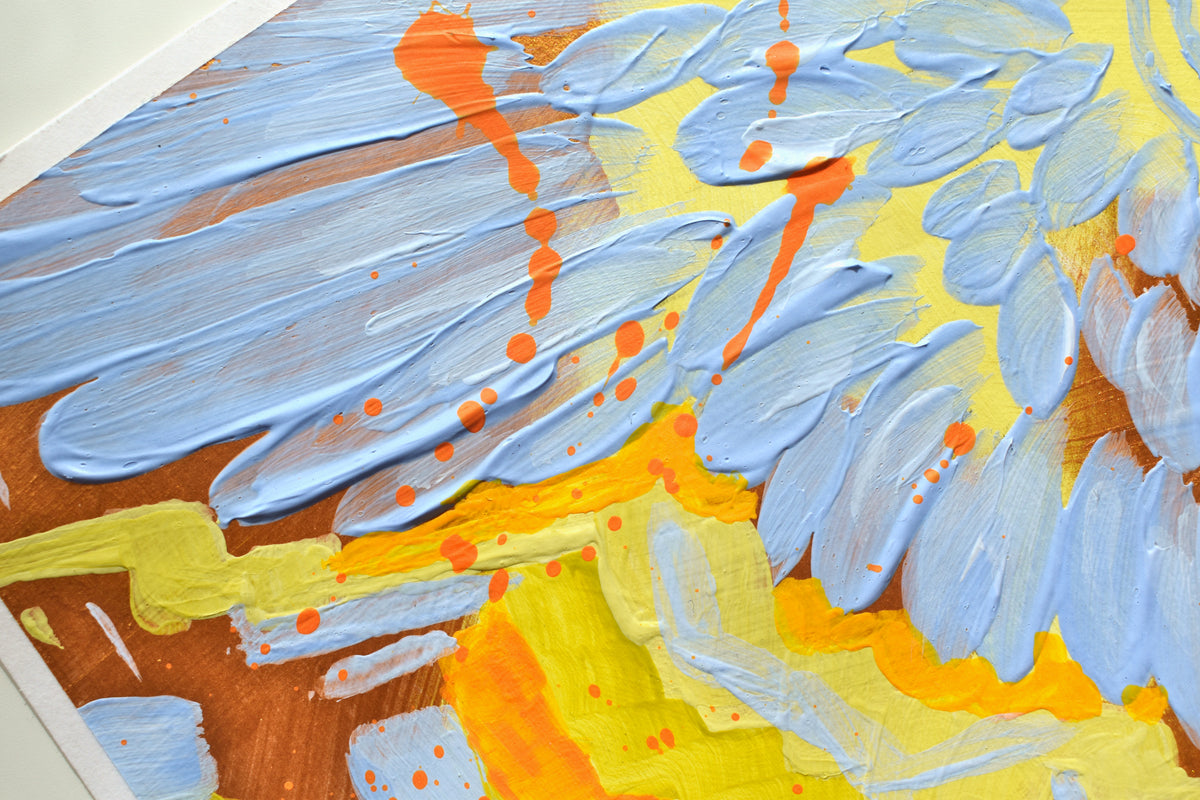 "Golden Pistachio" painting