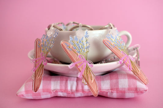 "Lavender Baguette" keychain