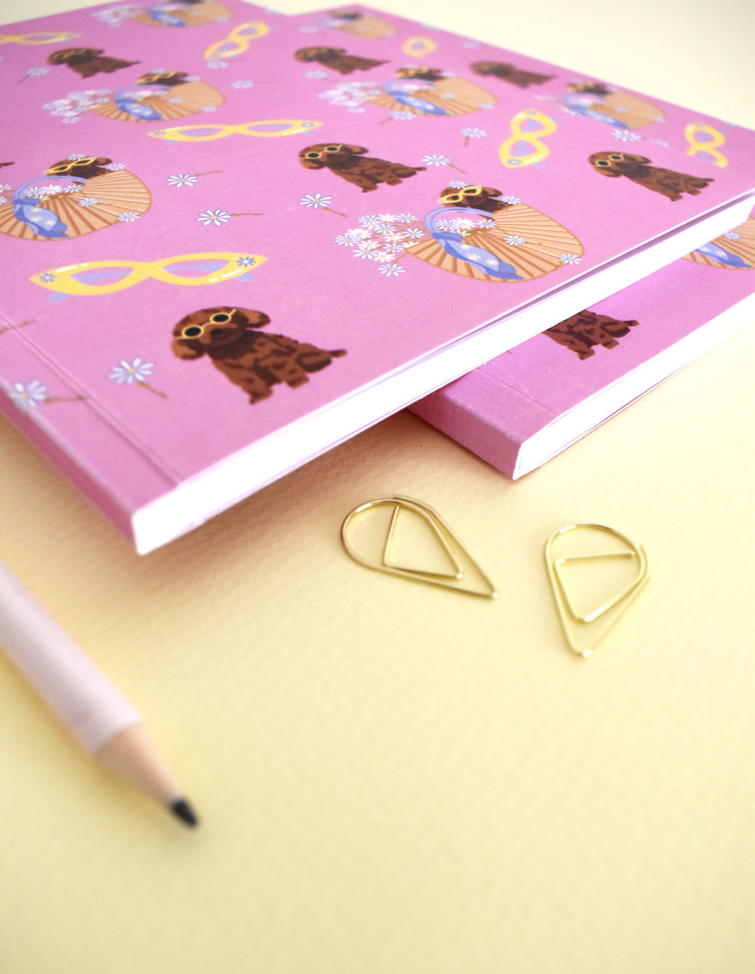 "Slow life era" pink Notebook
