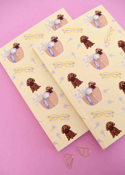 "Slow life era" butter yellow Notebook