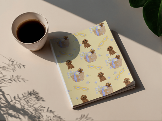 "Slow life era" butter yellow Notebook