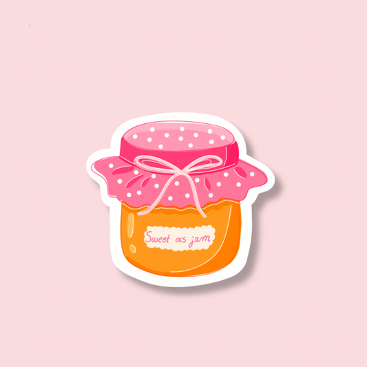 “Jam” vinyl sticker