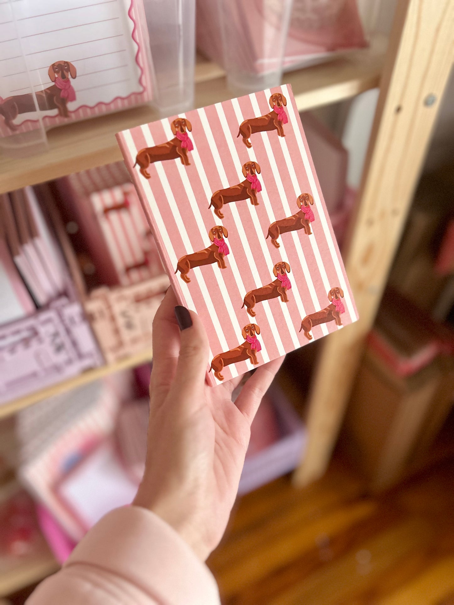 "Warm heart dog" notebook