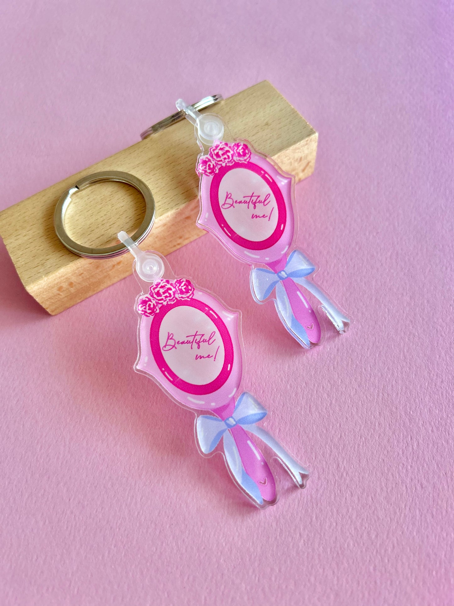 "Beautiful me" keychain